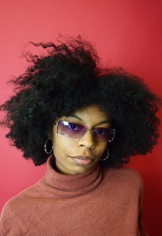 PURPLE OMBRE Y2K SUNGLASSES