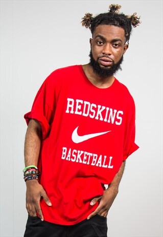 VINTAGE NIKE T-SHIRT REDSKINS BASKETBALL