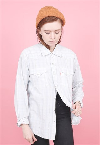 VINTAGE LEVI'S CHECK SHIRT /R8327