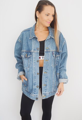 90'S LEVIS VINTAGE STONEWASHED DENIM JACKET