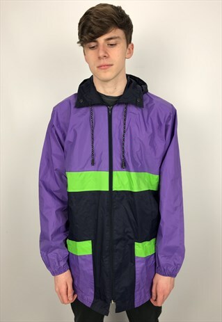 90S VINTAGE FESTIVAL RAIN JACKET MAC