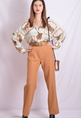 BEIGE VINTAGE 70S PANTS