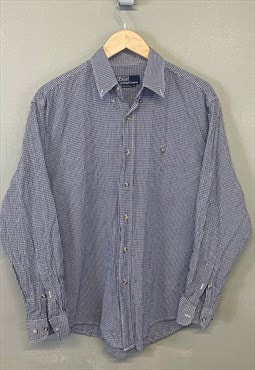 Vintage Ralph Lauren Shirt Navy / White Check