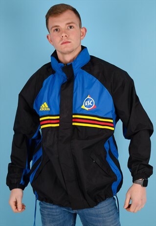VINTAGE ADIDAS WINDBREAKER JACKET IN MULTI NJ723