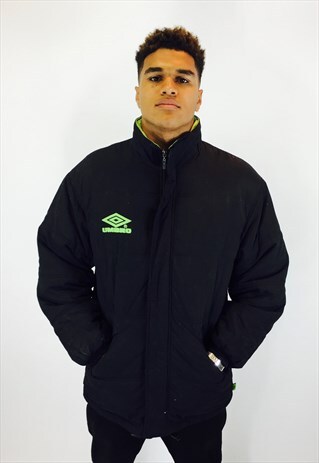 UMBRO BLACK PUFFER COAT