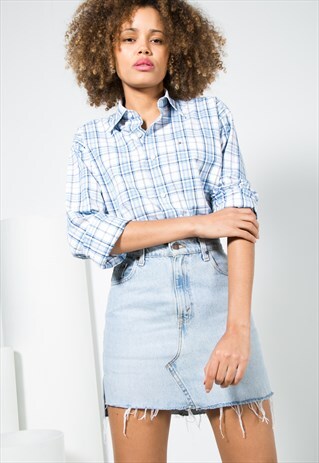 VINTAGE 80S TOMMY HILFIGER SHIRT / S4402