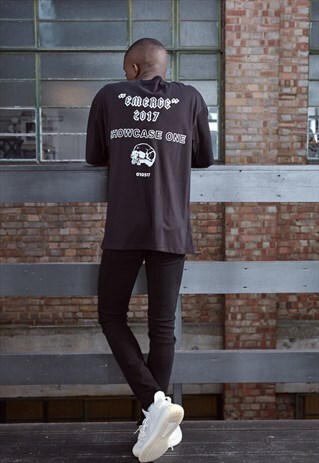 THE INTRO OVERSIZED T-SHIRT - BLACK