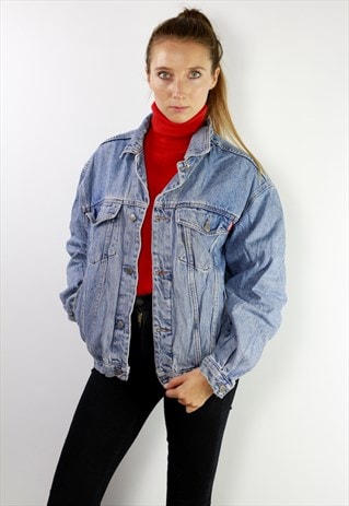 VINTAGE 90S CASUCCI DENIM JACKET BLUE