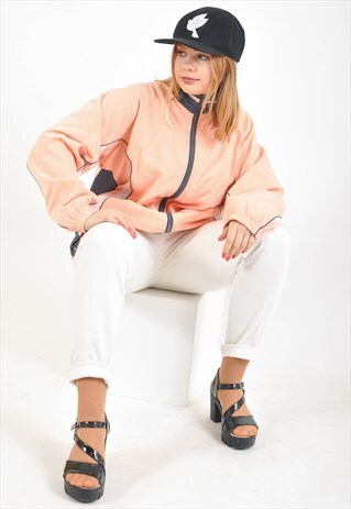 VINTAGE SHELL JACKET IN LIGTH PINK