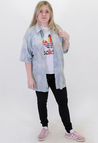 VINTAGE FESTIVAL PATTERN SHIRT