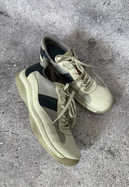 Vintage Prada Casual Leather Sneakers Shoes 28 cm