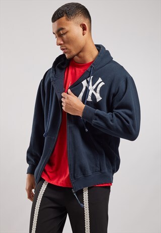 VINTAGE NEW YORK YANKEES ZIP-UP HOODIE