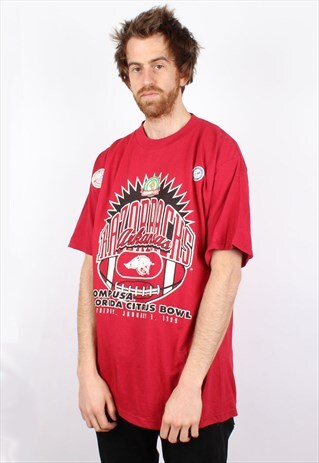 VINTAGE DEADSTOCK 1999 ARKANSAS RAZORBACKS T-SHIRT