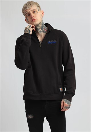 VINTAGE CARHARTT 1/4 ZIP SWEATSHIRT