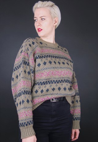 VINTAGE 80S UGLY JUMPER