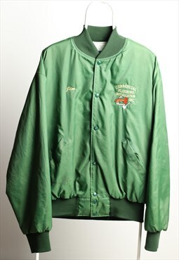 Vintage Holloway Windbreaker Workwear Jacket Green