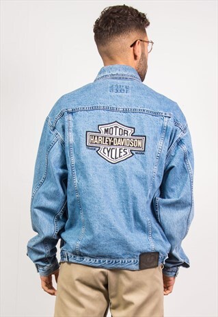 VINTAGE HARLEY DAVIDSON DENIM JACKET