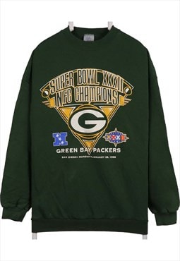 Vintage 90's Logo 7 Sweatshirt Super Bowl XXXII Greenbay