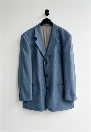 VINTAGE HUGO BOSS LORO PIANA BLUE BLAZER