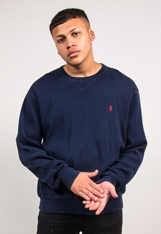 RALPH LAUREN SWEATSHIRT COTTON KNIT JUMPER