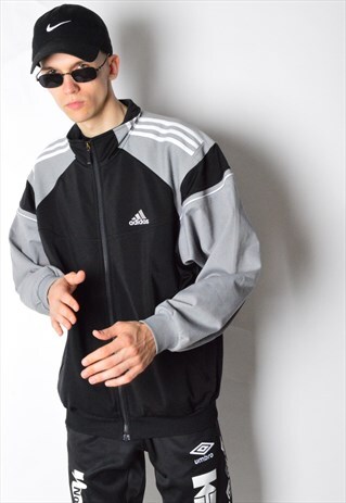 2002 GREY ADIDAS TRACK JACKET