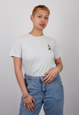 Vintage Disney Short Sleeve T-Shirt in White