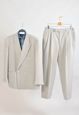Vintage 90s suit in beige