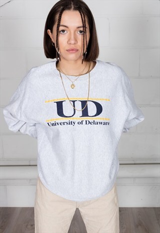 VINTAGE UNIVERSITY OF DELAWARE UNISEX SWEATSHIRT