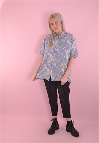LIGHTWEIGHT PATTERN SHIRT GSS216