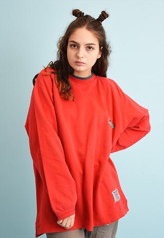 80'S RETRO ATHLEISURE SLOGAN SWEATSHIRT JUMPER