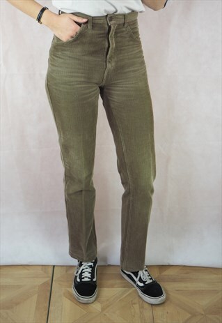 VINTAGE BEIGE CORDUROY JEANS
