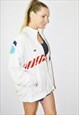 VINTAGE 80S IVAN LENDL ADIDAS TRACK JACKET MADE IN W GERMANY