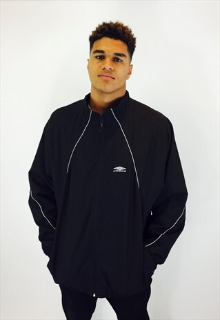 BLACK UMBRO JACKET
