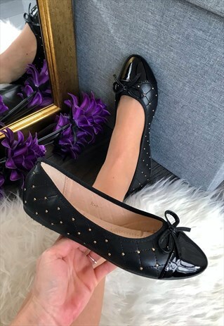 BLACK BALLERINA SHOES