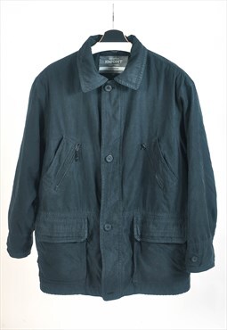 Vintage 90s parka jacket in black