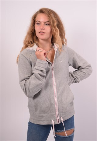 VINTAGE NIKE HOODIE SWEATER GREY