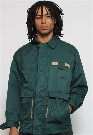 VINTAGE FILA JACKET GREEN
