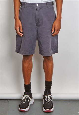 VINTAGE 90'S NAPAPIJRI NAVY CARGO SHORTS