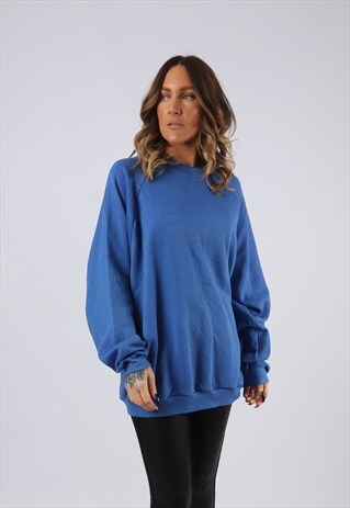 SWEATSHIRT JUMPER OVERSIZED PLAIN UK 18 XXL (BWCO)