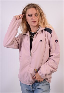 Vintage Adidas Tracksuit Top Jacket Pink