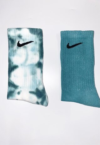UNISEX FULL CREW NIKE SOCKS EMERALD TWIN PACK 2 PAIRS