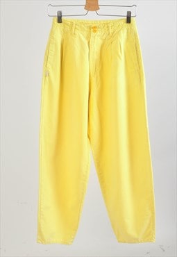 Vintage 90s trousers in yellow