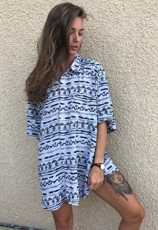 OVERSIZED RETRO 90S 80S VINTAGE UNISEX FESTIVAL SHIRT