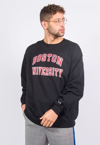 VINTAGE CHAMPION SWEATSHIRT BOSTON UNIVERSITY