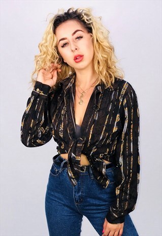 VINTAGE OVERSIZED PATTERN SHIRT