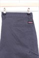VINTAGE DICKIES SHORTS GREY STRAIGHT FIT WITH CONTRAST LOGO 