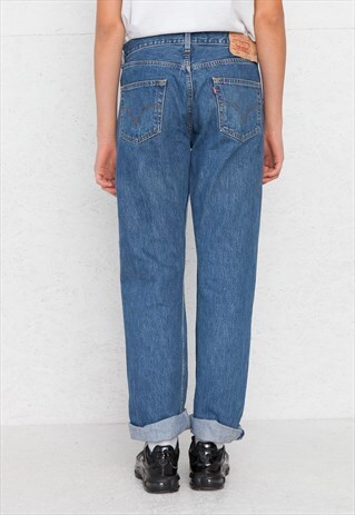 VINTAGE BLUE LEVI'S 501 FIT DENIM JEANS