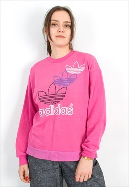 Pullover Jumper Crew Neck Sweatshirt Sweater Pink Sportswear