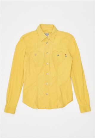 VINTAGE 90'S MOSCHINO SHIRT YELLOW