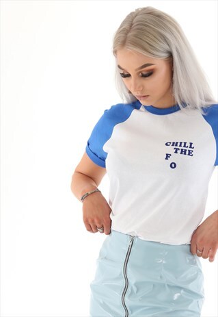 CHILL THE FO BASEBALL TSHIRT